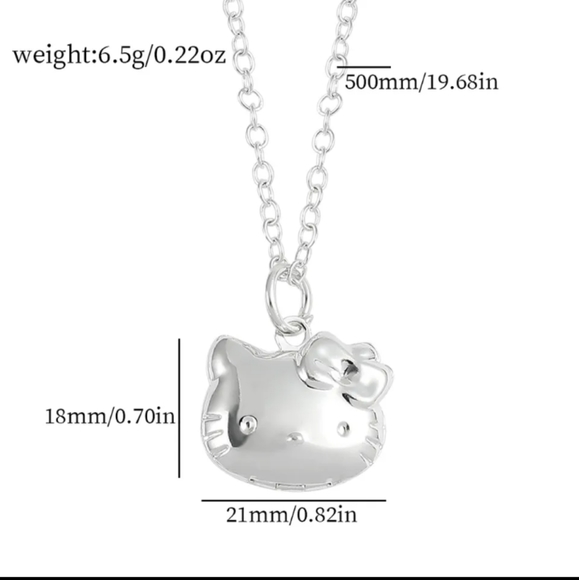 Hello Kitty Locket (Silver) - Picture 4 of 7